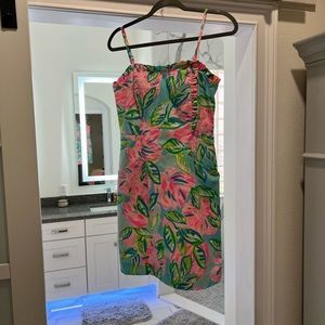 Lilly Pulitzer spaghetti strap dress.  Worn twice. Size 4